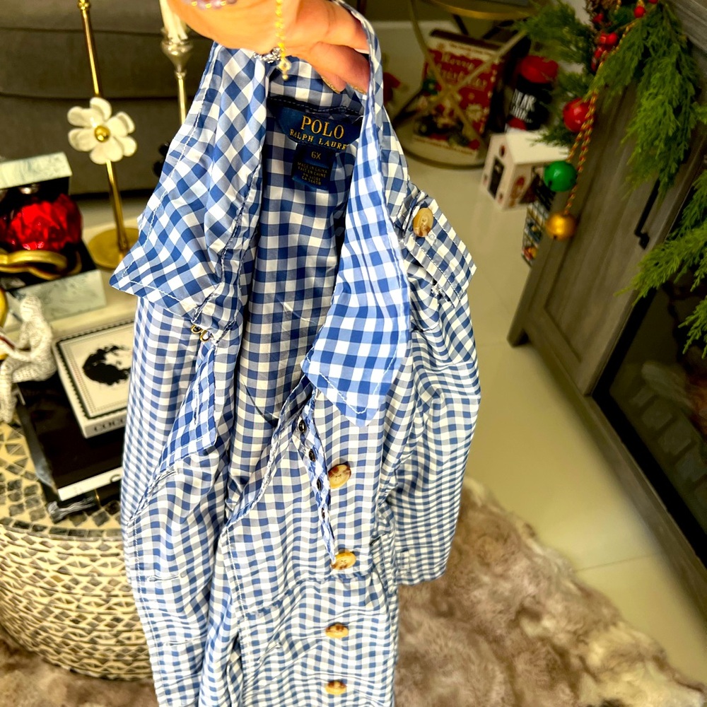 Kids RL Polo trench coat.